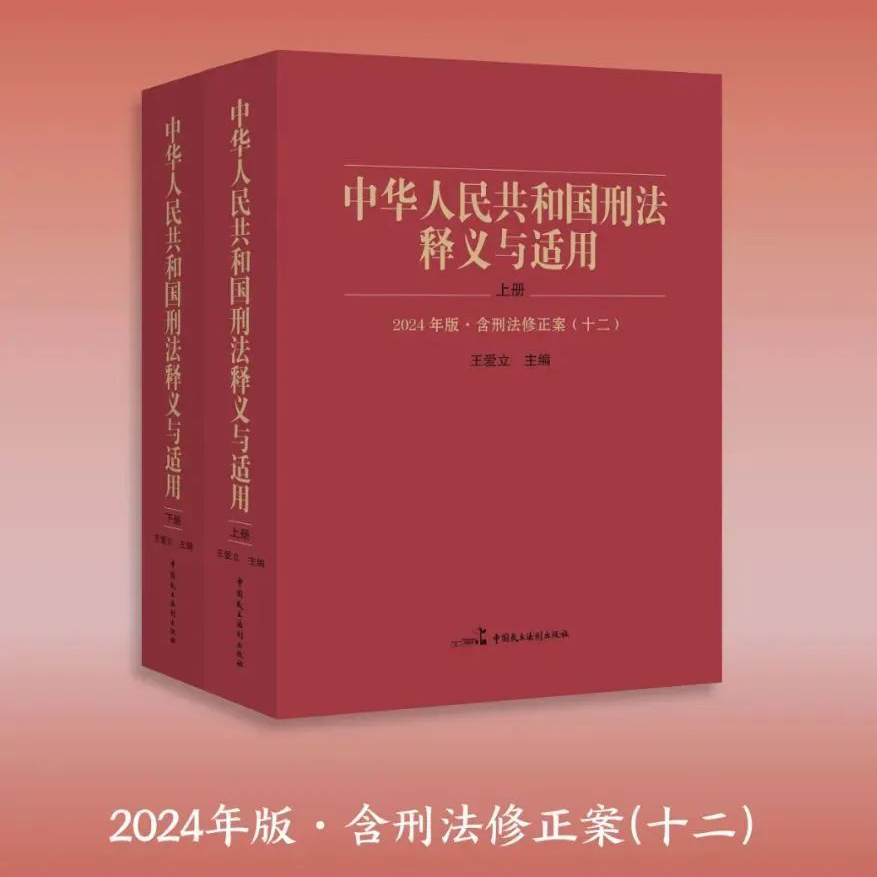 2024年版 中华人民共和国刑法释义与适用 2024新修改刑法修正案十二  王爱立 刑法规定理解适用逐条阐释辅导读物 民主法制出版社 - 图1