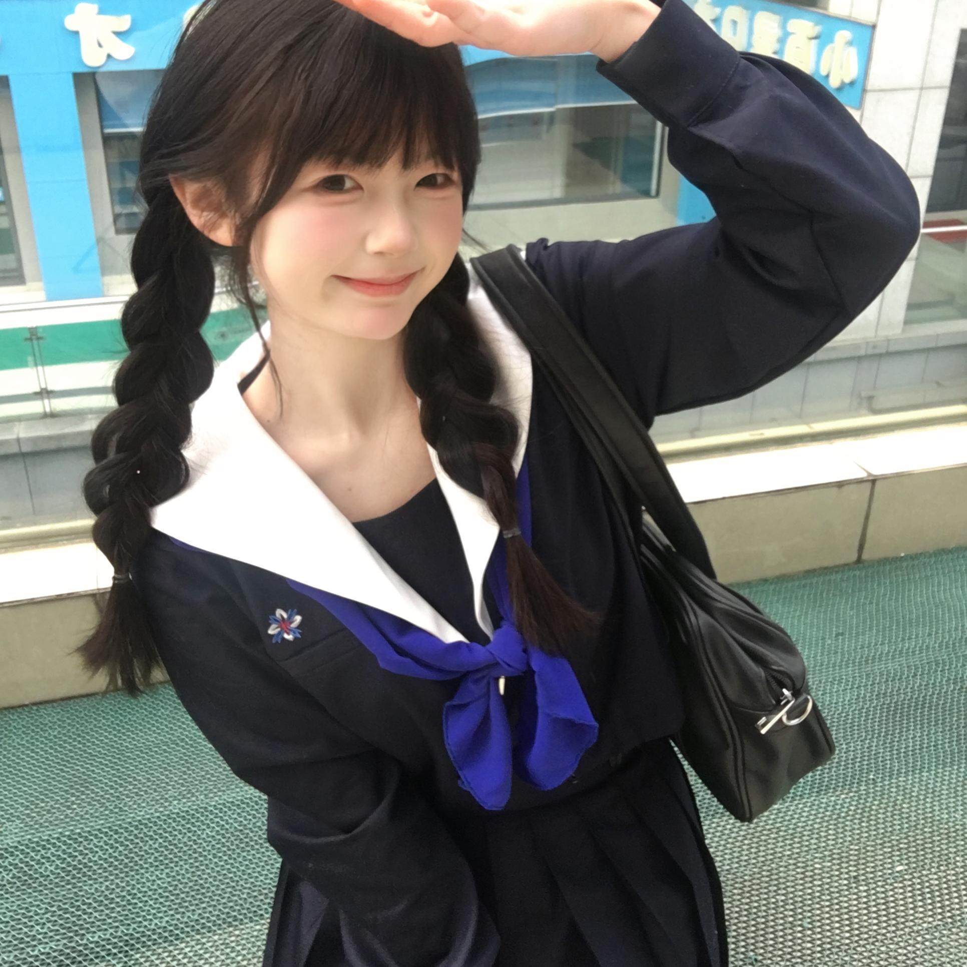 一封信圣母襟水手服绀色正统JK制服校供感学院风套装,淘宝优惠券,粉丝福利购,淘宝优惠卷