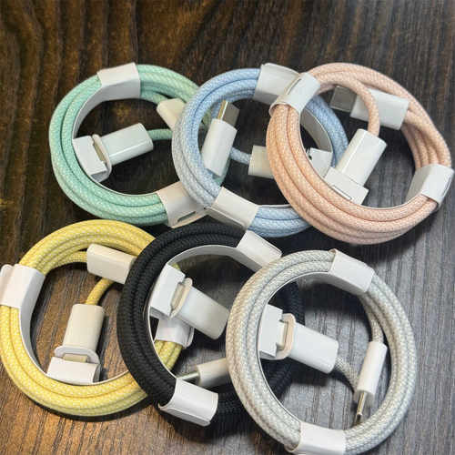 适用于苹果iMacPD快充12彩色13编织线14/15系列20W手机充电数据线 - 图2