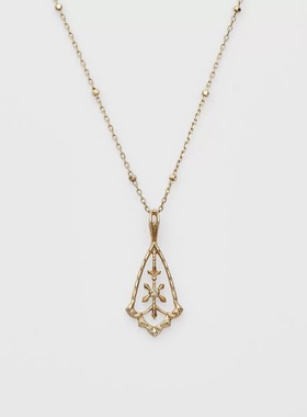 三角形镂空蕾丝耳环戒指项链