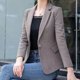 Woolen long-sleeved small suit mature star regular sleeve commuting