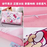 Летняя детская шелковая наволочка, детский мультяшный коврик