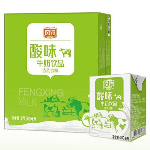 风行牛奶原味酸奶200ml*24盒整箱装蓝莓红枣枸杞纯牛奶混合口味 - 图3