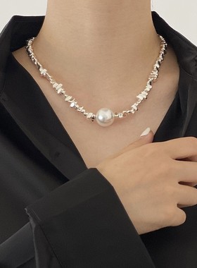 超酷辣妹金属项链锁骨链