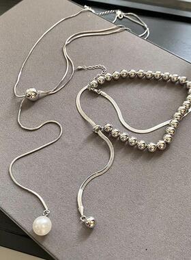 2025新款爆款长款可调节锁骨链