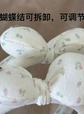 韩系可爱充棉蝴蝶结兔耳发箍