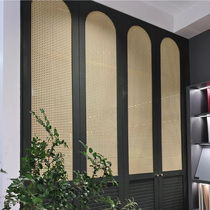 Rattle Door Japan Style Push Ramen Wardrobe Door Invisible Sepque Door Folklore Guest Bedroom Solid Wood Partition mobile door customization