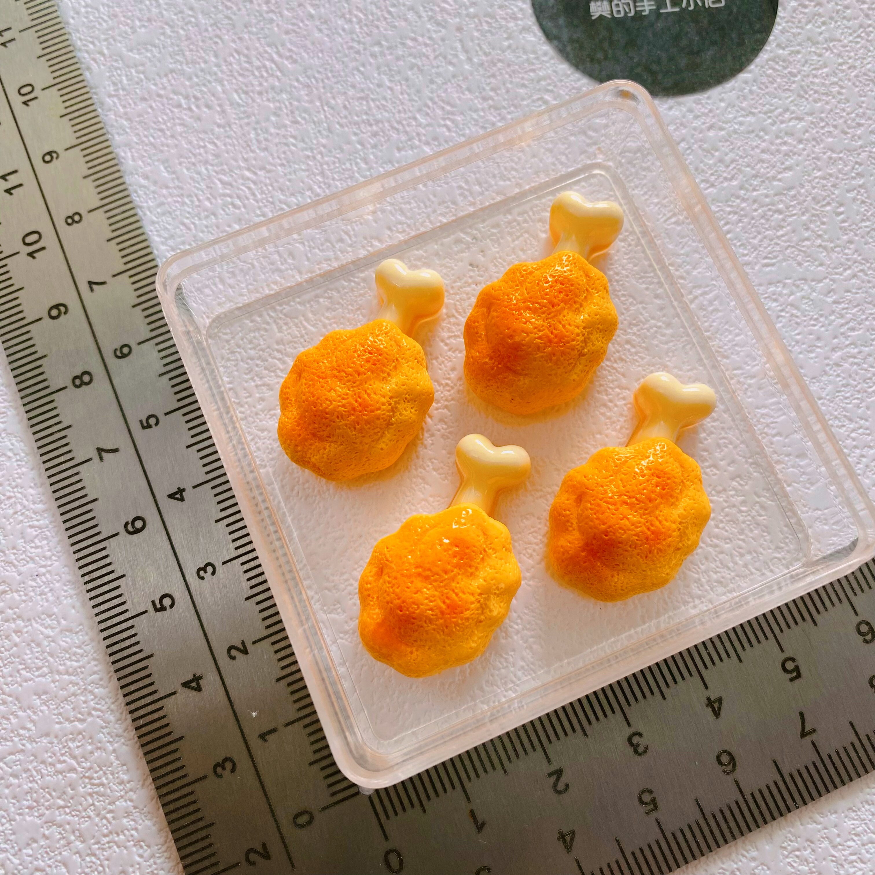 樊的手工小店 小怪兽毛怪硅胶手工模具 鸡腿kt菠萝包硅胶捏捏模具 - 图1