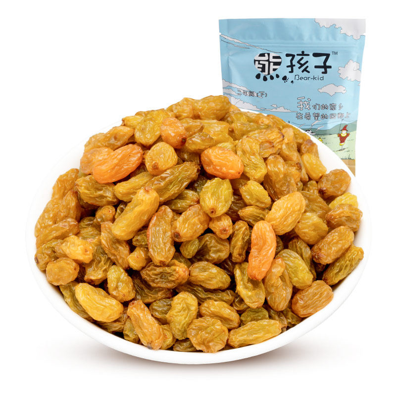 满减【熊孩子葡萄干250g】免洗提子干 熊孩子食品葡萄干
