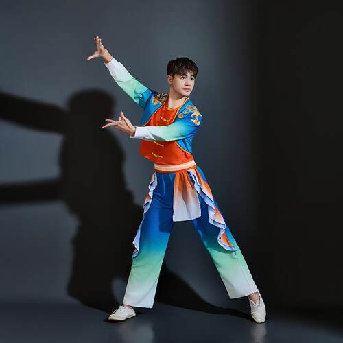 高端花鼓灯民间舞秧歌舞蹈服装晚会演出服舞蹈服秧歌服男女款套装 - 图3
