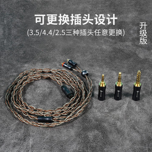音可若瓦/yincrow RW-1000大牛平头耳塞HIFI耳机可换线升级版高阻 - 图2