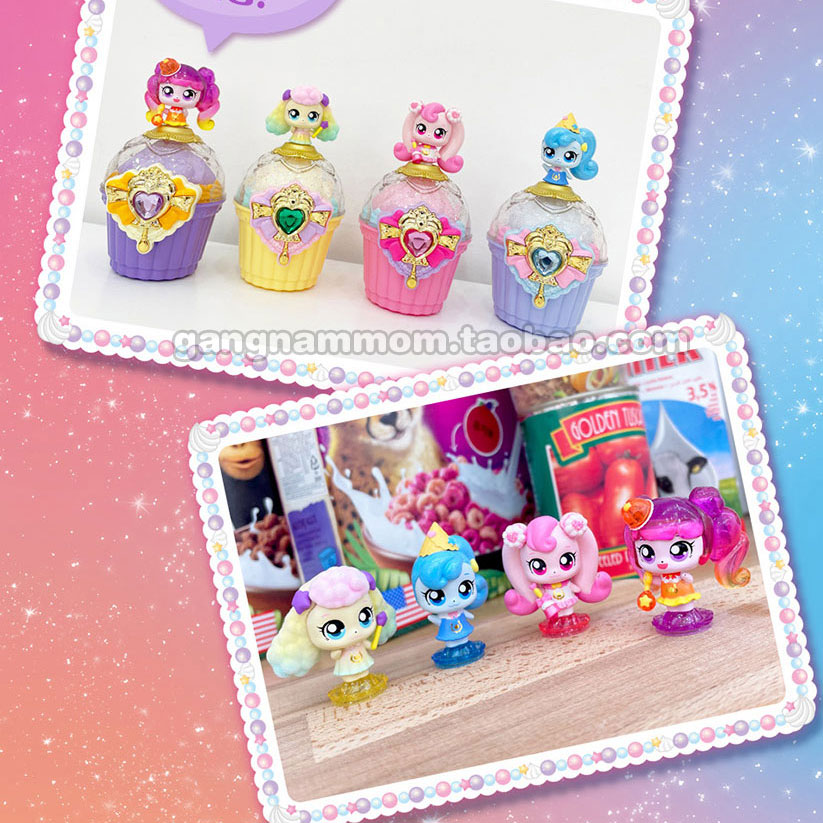 韩国直邮 第四季奇妙萌可玩具甜品盒子 韩国正版玩偶公仔爱心公主