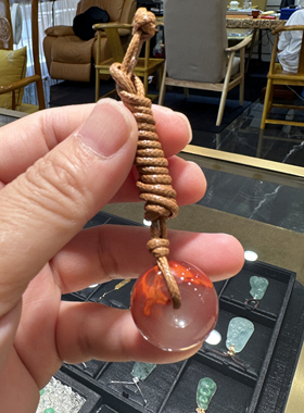 天然南红玛瑙圆环环扣卡环