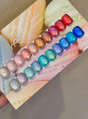 日本进口 enoi 全新 2μ 闪耀macaroon 马卡龙猫眼 mg235-254