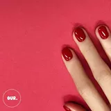 Южнокорейский высокий нежный розовый лак для ногтей Красный костюм -Мэри Королева Красный А19