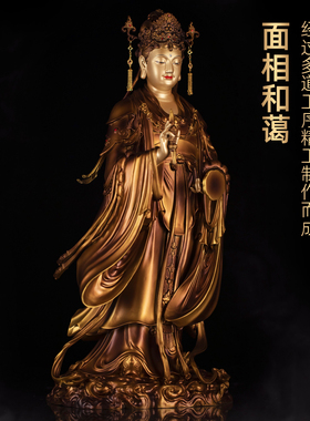 纯铜二十四诸天帝释天菩萨佛像