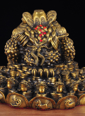 特大纯铜金蟾招财开业乔迁礼品