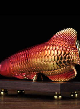 彩铜金龙鱼招财客厅莲善堂旗舰店