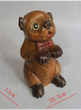 泰国实木雕刻卧室儿童房工艺品