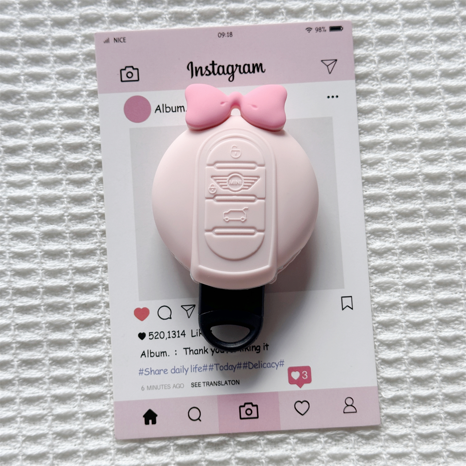 适用宝马mini钥匙套countryman cooper钥匙包f54f55f56F60壳扣女 - 图3