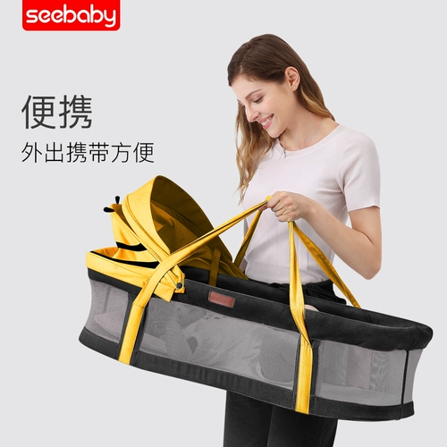 Детская портативная корзина для выхода на улицу, кровать для новорожденных, колыбель