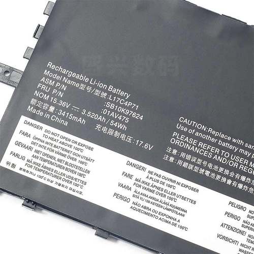 适用联想ThinkPad X1 Yoga2018 L17C4P71 SB10K97624 01AV475电池 - 图1