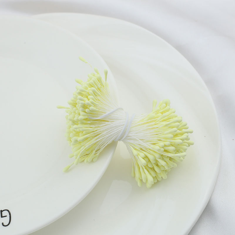 饰品配件diy缠花扭扭棒花芯石膏花芯发簪花心花蕊仿真花芯 - 图3