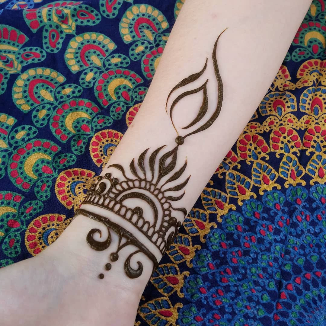 [新 包邮棕色印度海娜手绘纹身膏12支 Golecha Henna Cone 12pcs]
