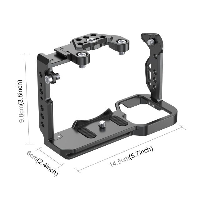 PULUZ fat cow is suitable for Sony A6700/A6400/ZV-E10 mirrorless camera expansion rabbit cage protection frame