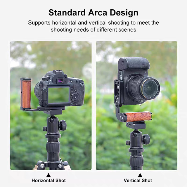 Universal SLR mirrorless camera left handle L plate handheld shooting vertical shot stabilizer camera rabbit cage Vlog