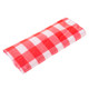 Disposable tablecloth lattice thickened plastic printed dining table square table home hotel waterproof table cloth placemat