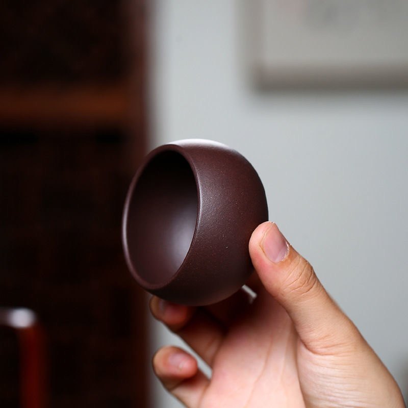 50毫升宜兴原矿老紫泥杯子全手工紫砂品茗杯功夫茶碗喝茶杯子茶杯,淘宝优惠券,粉丝福利购,淘宝优惠卷