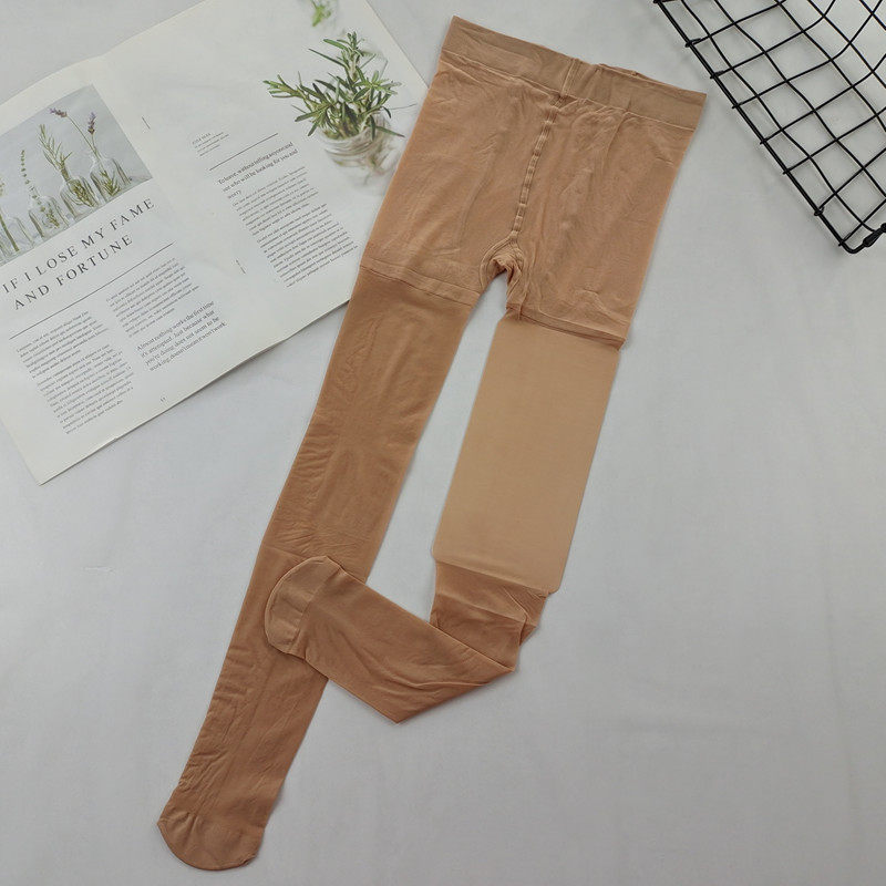 梦韵丝袜6022夏季薄款天鹅绒防勾丝连裤袜肉色加裆加大脚尖加厚,淘宝优惠券,粉丝福利购,淘宝优惠卷