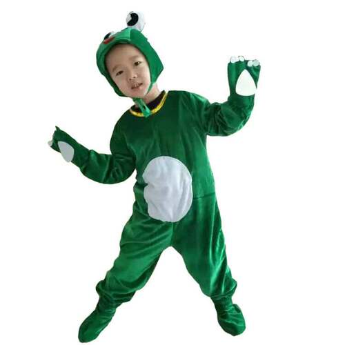 青蛙舞蹈服儿童青蛙演出服小蝌蚪找妈妈小跳蛙小青蛙卡通动物舞蹈 - 图3