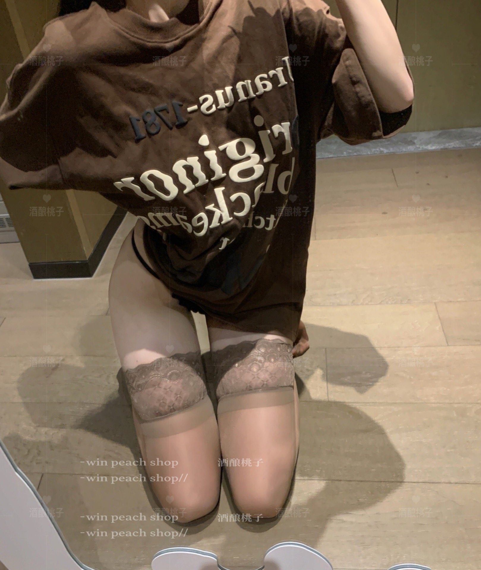 高光油光丝袜防滑长筒袜蕾丝花边美腿透明纯欲黑白色大腿根部性感,淘宝优惠券,粉丝福利购,淘宝优惠卷