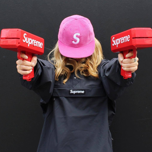 Supreme Money Gun Cash Cannon Money Gun Cap Box Toy Gift - 图2