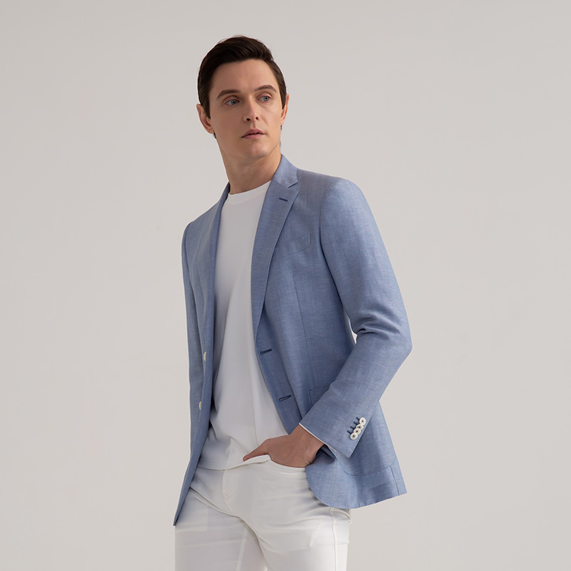 baromon /培罗蒙2021秋款羊毛亚麻 培罗蒙西服