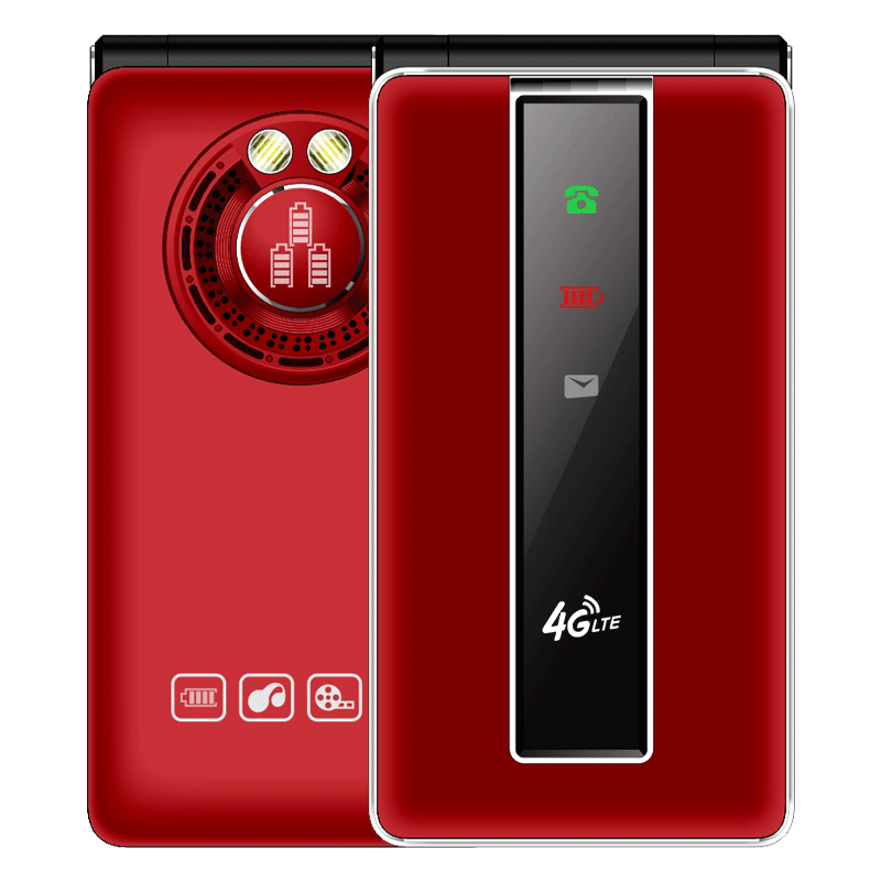 【4g全网通】关爱心f8翻盖智能机 深圳易乐购数码手机