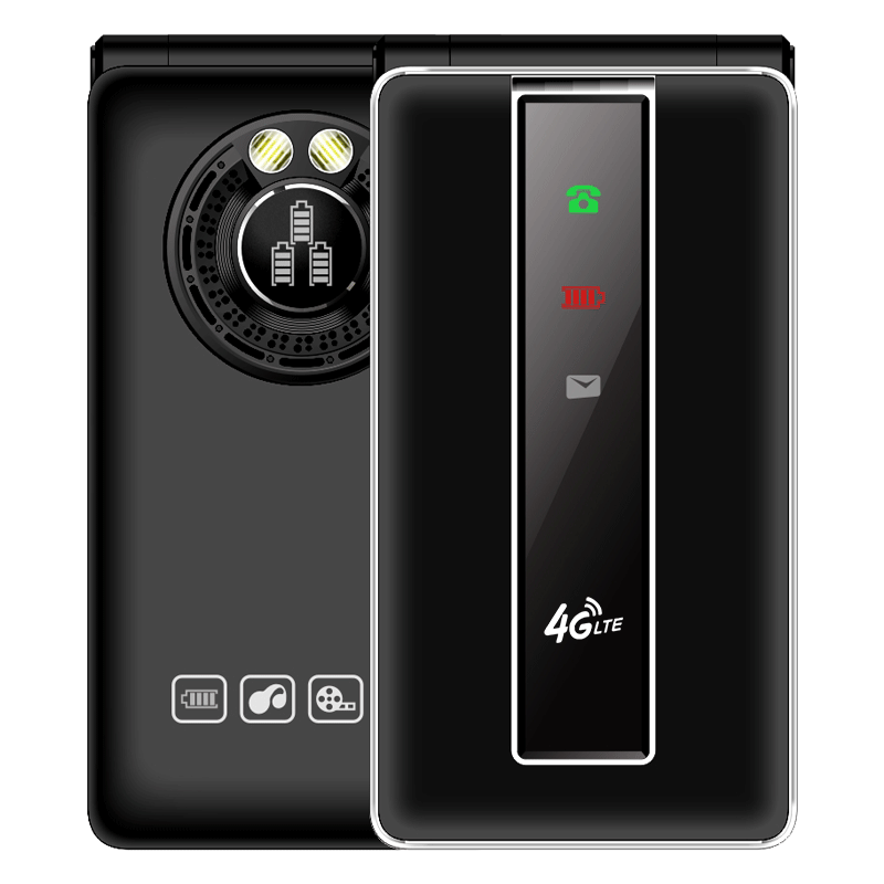 【4g全网通】关爱心f8翻盖智能机 深圳易乐购数码手机