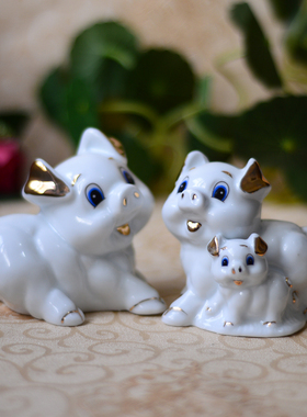 吉祥陶瓷风水萌萌哒礼物生肖猪