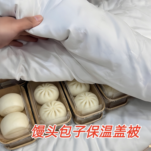 馒头被保温盖包子保暖小被子加厚棉被盖馍饼蒸笼盖馒头的小棉被子 - 图3