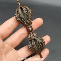 Antique Ancient Play Bronze Ware Antique Collection Alloy Imitation Pure Copper Stash of King Diamond Pestle Reancient Goods Old Goods Pendulum