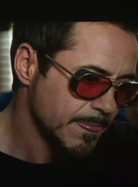 墨镜钢铁侠双梁复古个性风太阳镜