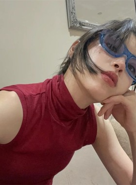 王嘉尔眼镜糖果色太阳镜