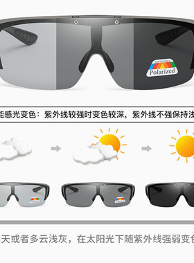 套镜墨镜二合一近视眼摩托车茶色