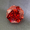 High precision cut Padma garnet loose stone rose cut