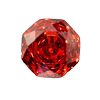 High precision cut Padma garnet loose stone rose cut