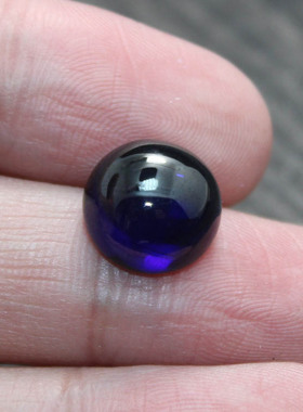 圆形平底裸石戒指欧美情侣街拍