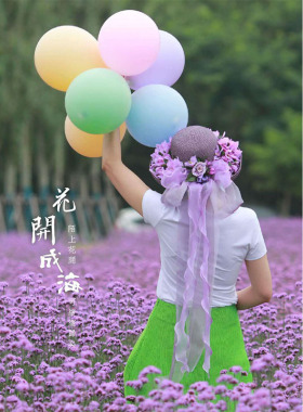 草帽紫色花环丝带礼物盆帽包邮