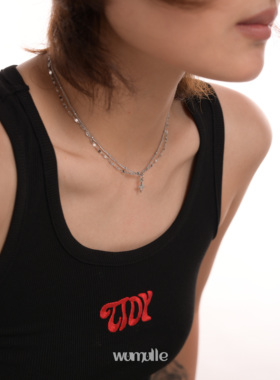 wumulle钛钢芒星双层无性别叠戴